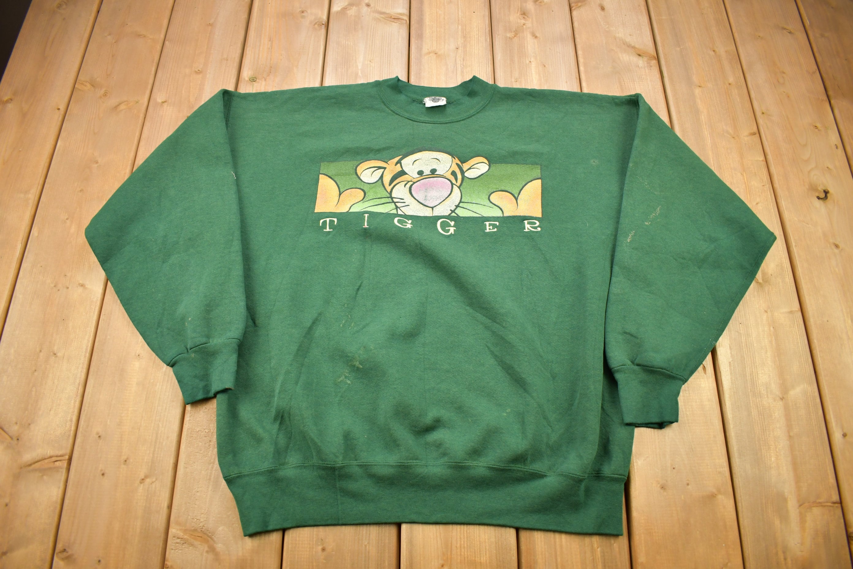 Vintage 1990s The Disney Catalog Tigger Theme Crewneck