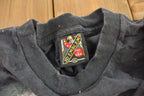 Vintage 1993 Hitchin' Post Truck Terminal 3D Emblem T-Shirt