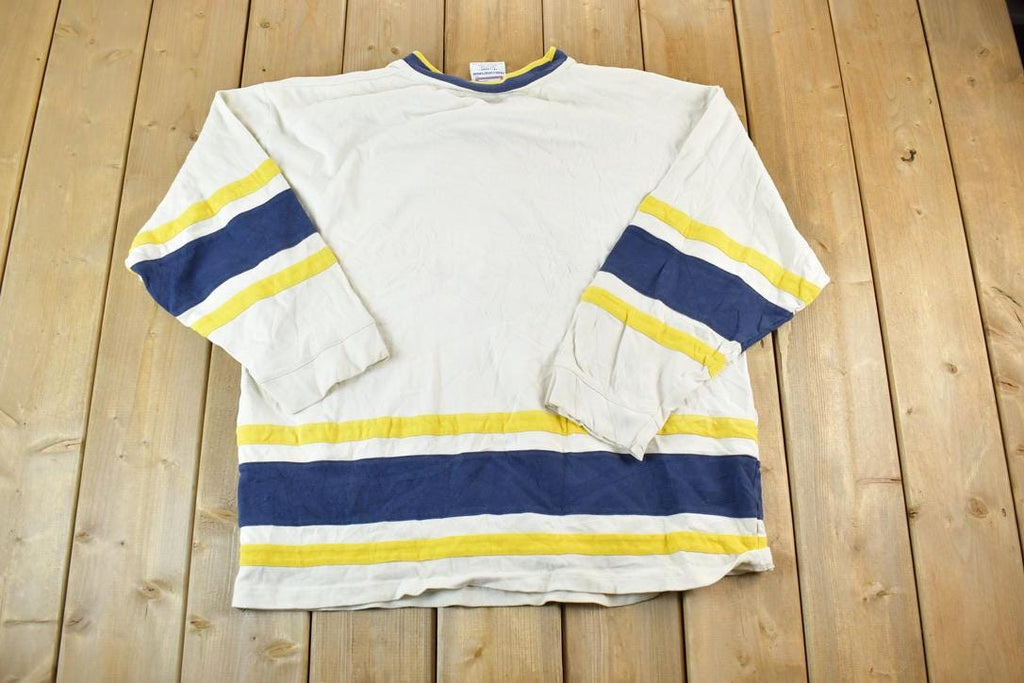 Vintage 1990s University Of Michigan Wolverines Collegiate Crewneck Made In USA