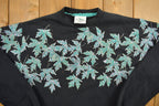 Vintage 1990s All Over Print Floral Print Crewneck