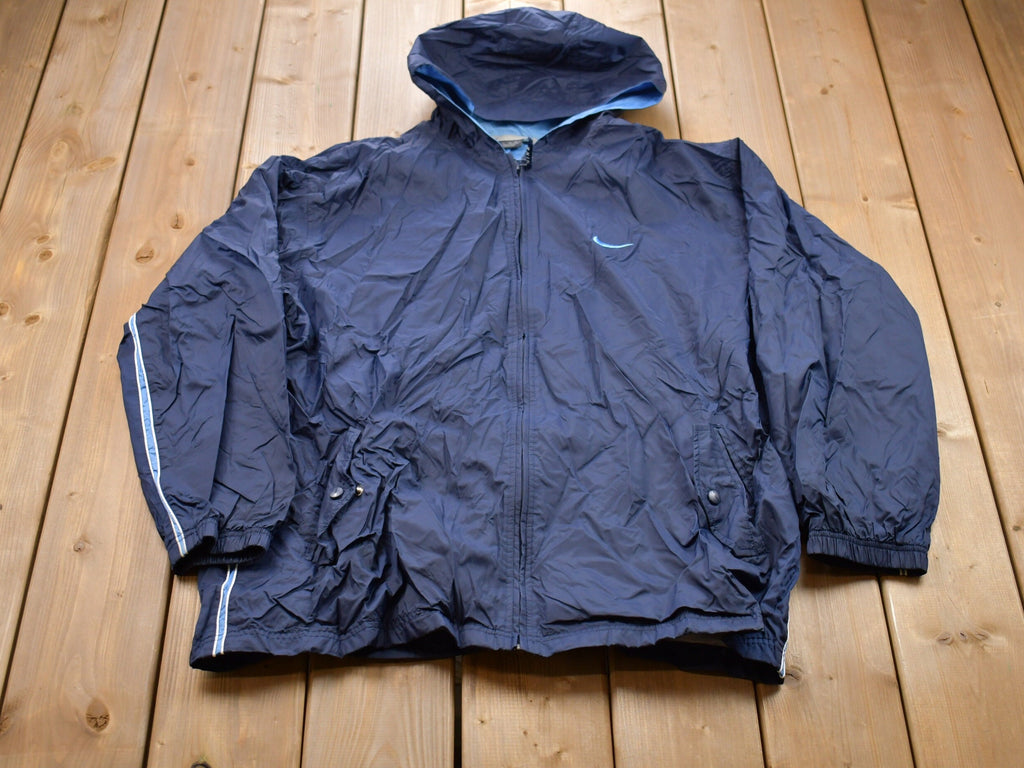 Vintage 1990s Nike Embroidered Swoosh Windbreaker Jacket