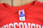 Vintage 1999 Wisconsin Rose Bowl Champion Reverse Weave Crewneck Sweatshirt