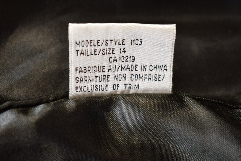 Vintage 1990s Leather Womens Jacket
