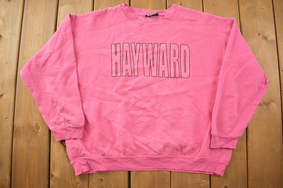 Vintage 1990s Textured 'Hayward' Exist Sports Line Crewneck Sweatshirt