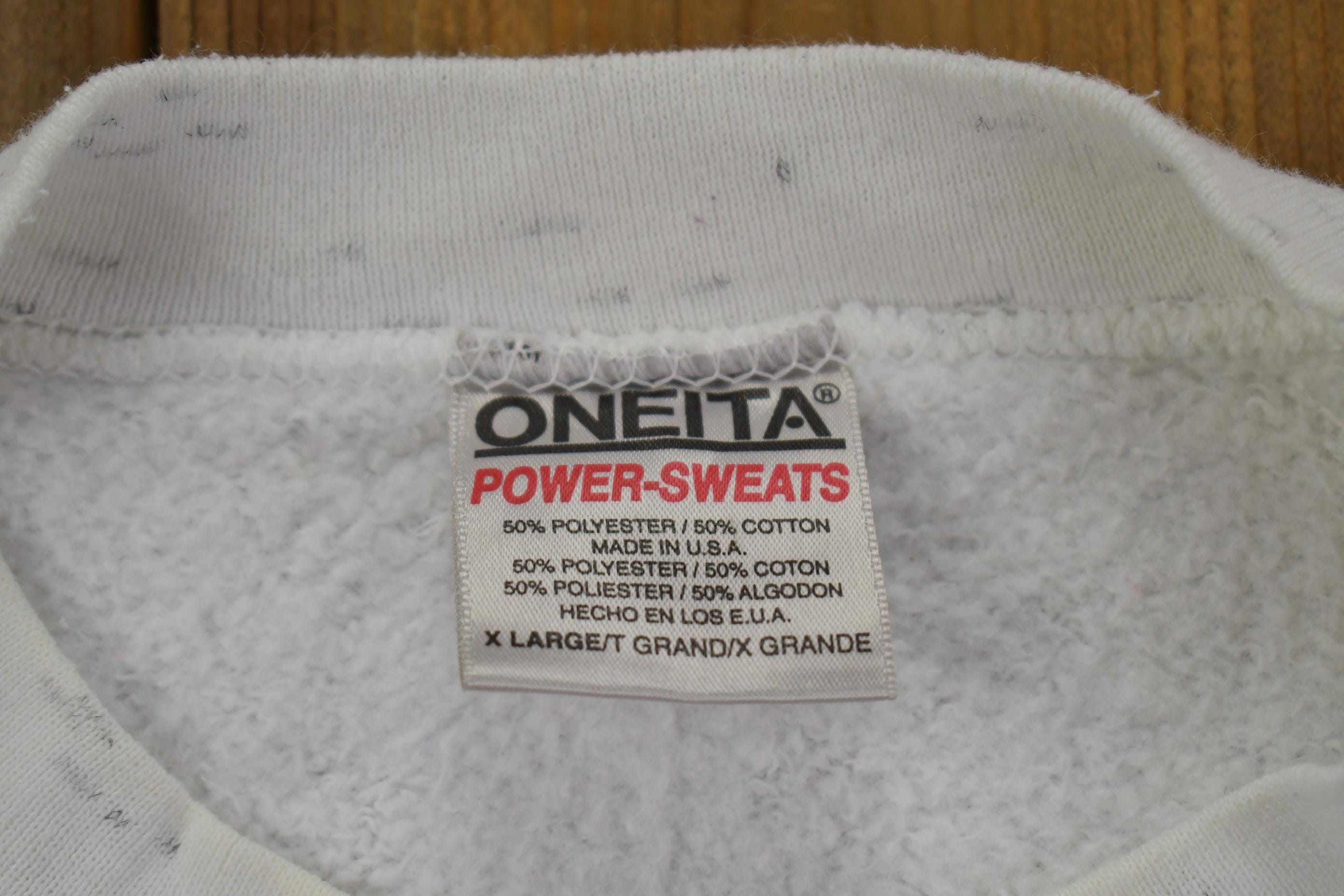 Vintage 1990s Cute Potted Plant Grandma Style Crewneck Sweater Made In USA