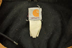 Vintage Heavily Distressed 1990s Carhartt Full Zip Fleece Lined Hoodie Sweatshirt