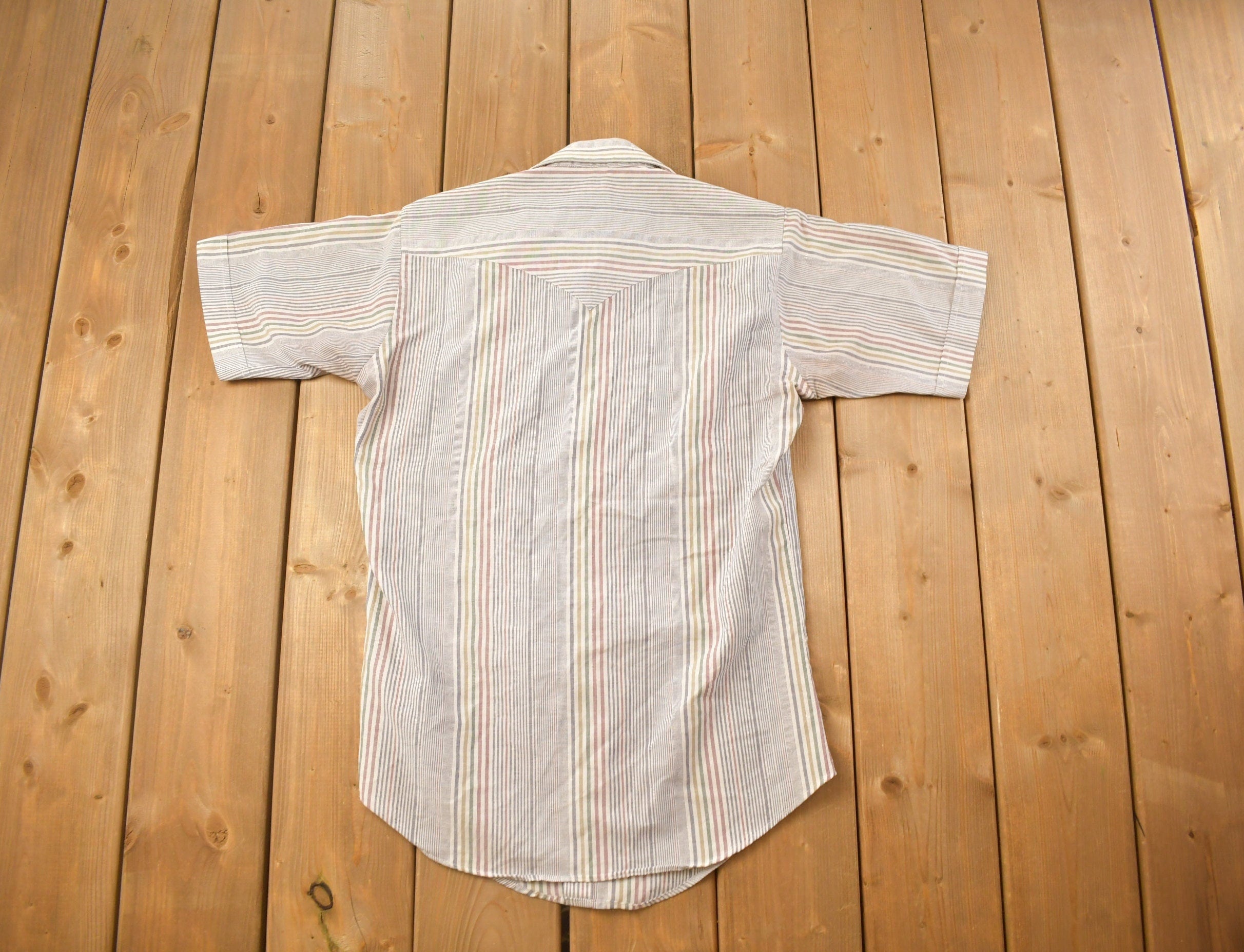 Vintage 1990s Ruddock Bros. Striped Button Up Shirt