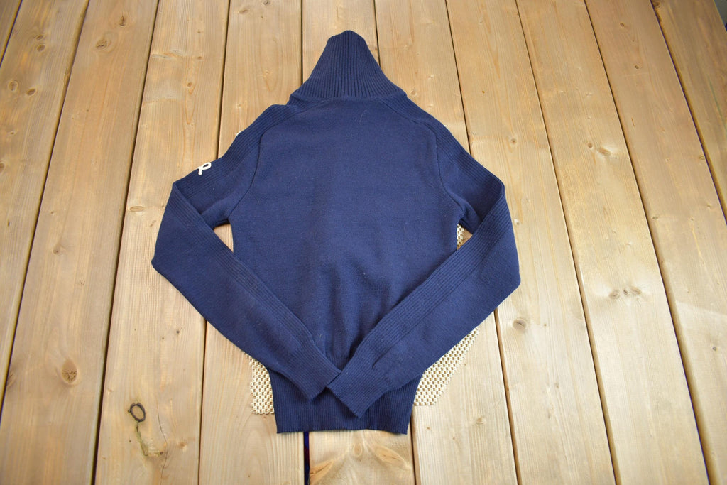 Vintage 1960s Girls Knit Varsity Cardigan
