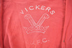 Vintage 1950s Vikers R.U.F.C. Sun Faded Distressed Crewneck Sweatshirt