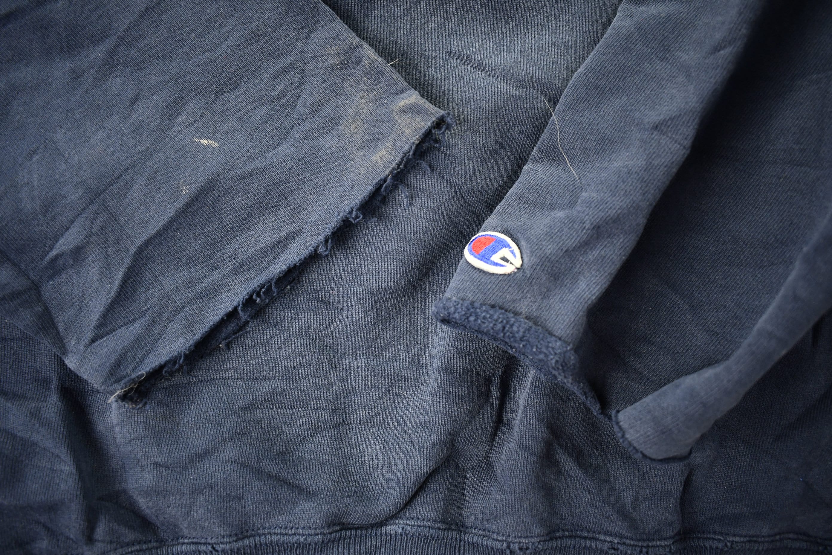 Vintage 1990s Distressed Champion Crewneck Sweatshirt