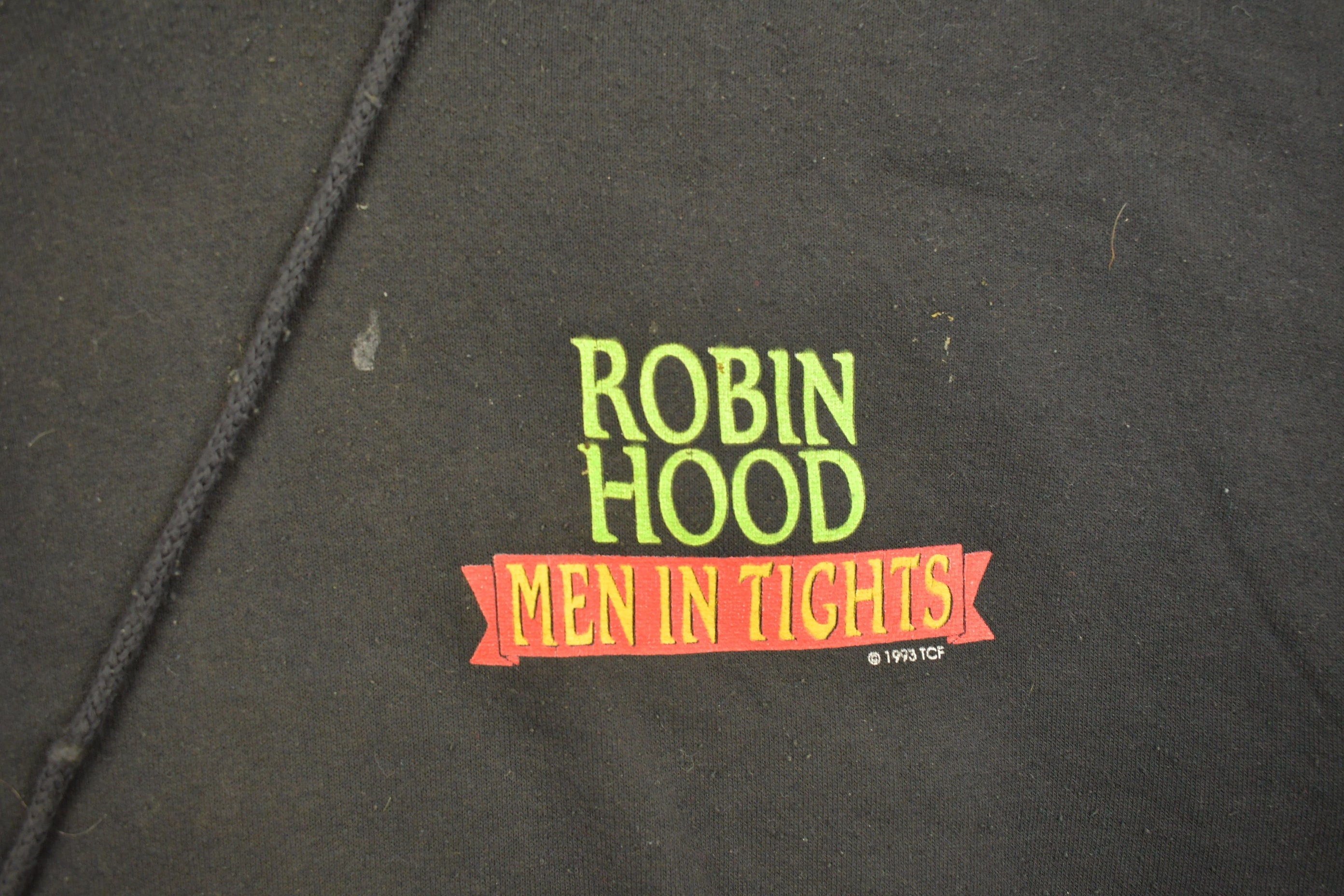 Vintage 1990s Robin Hood Men In Tights Graphic Hoodie