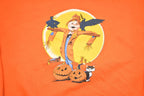 Vintage 1992 Halloween Pumpkin Graphic Crewneck Sweatshirt