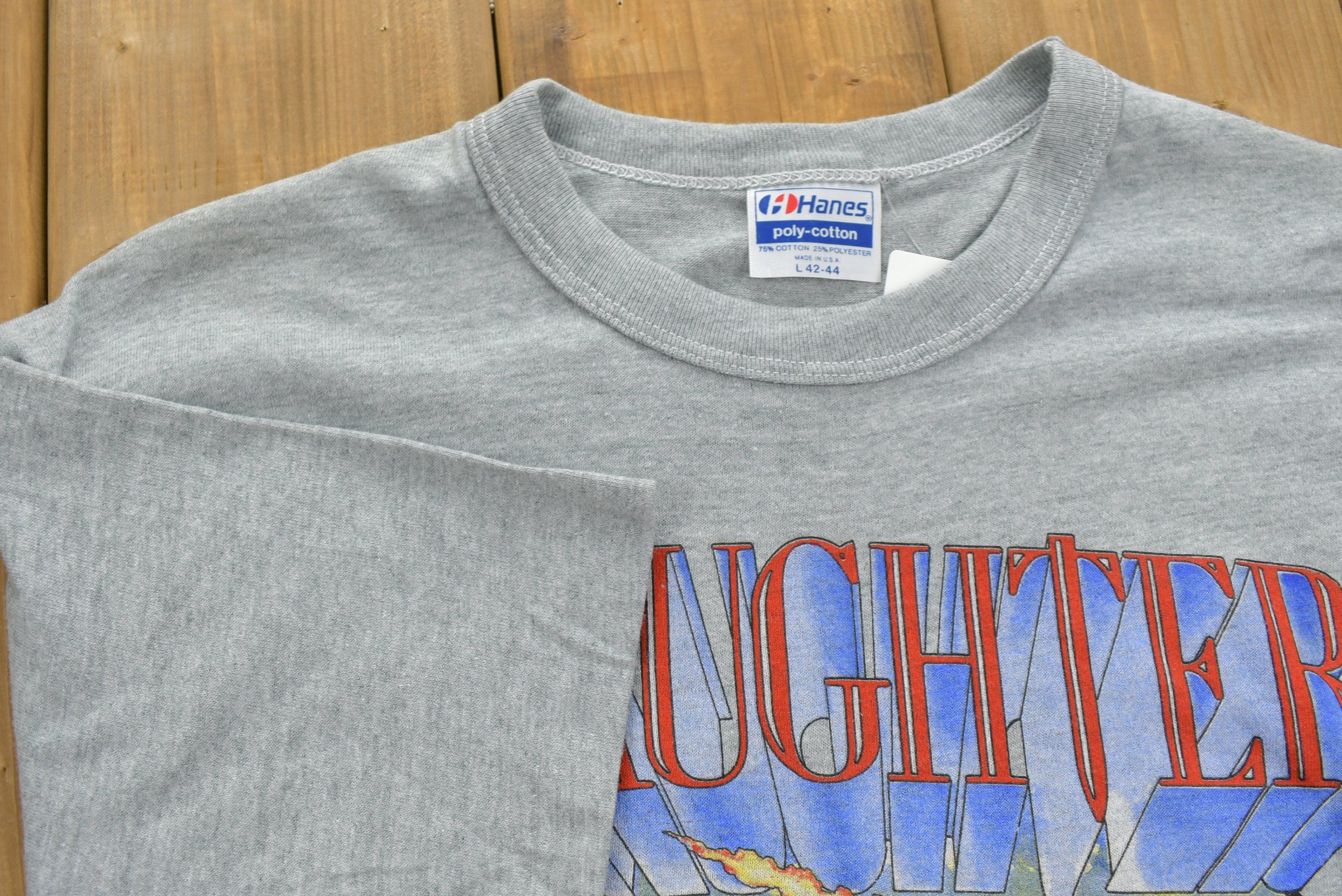 Vintage 1990 Slaughter Stick It To Ya Tour T-shirt