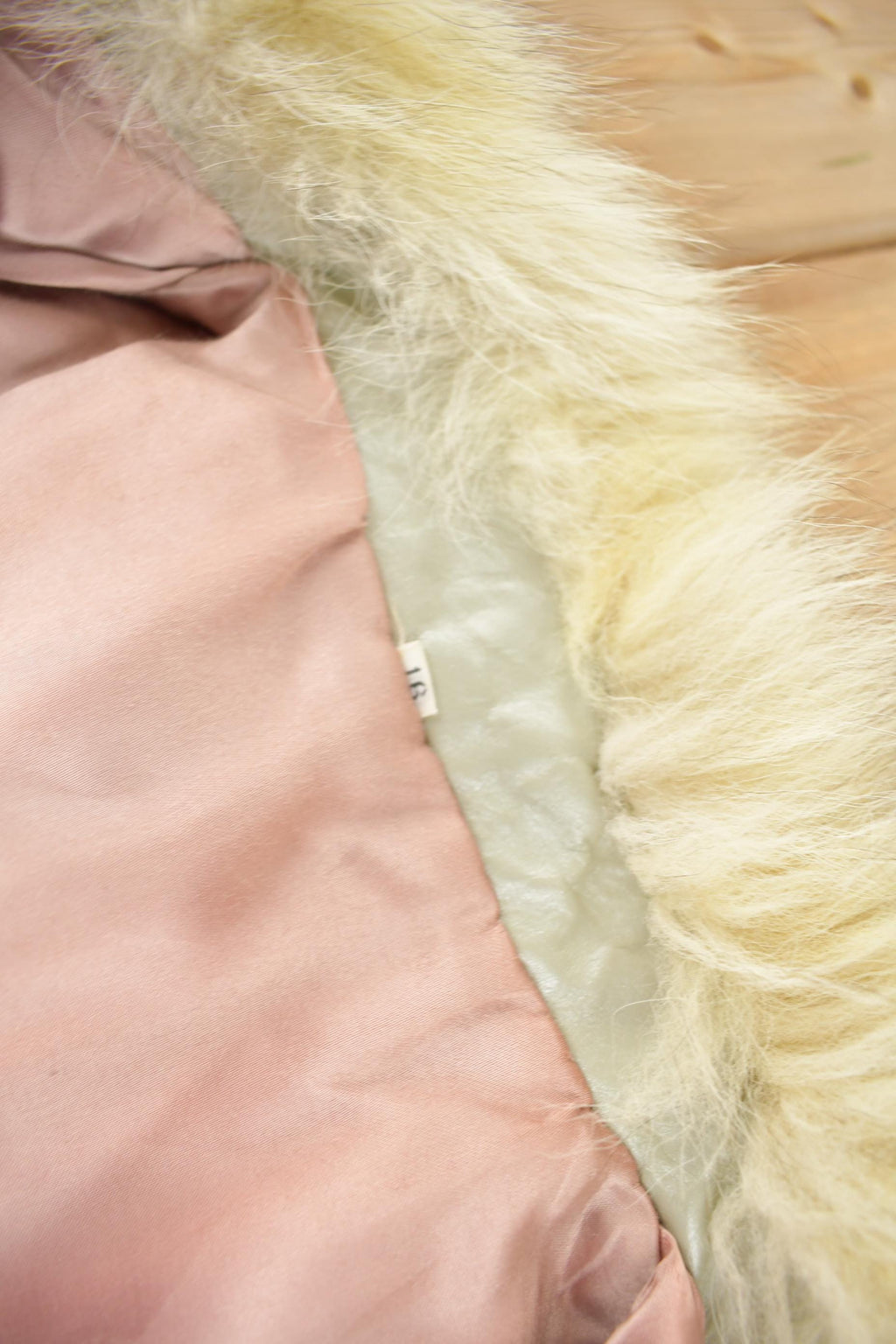 Vintage 1980s Arctic Fox Fur Coat Size 16
