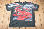 Vintage 2004 Dale Earnhardt Jr Vintage NASCAR Racing All Over Print T-Shirt