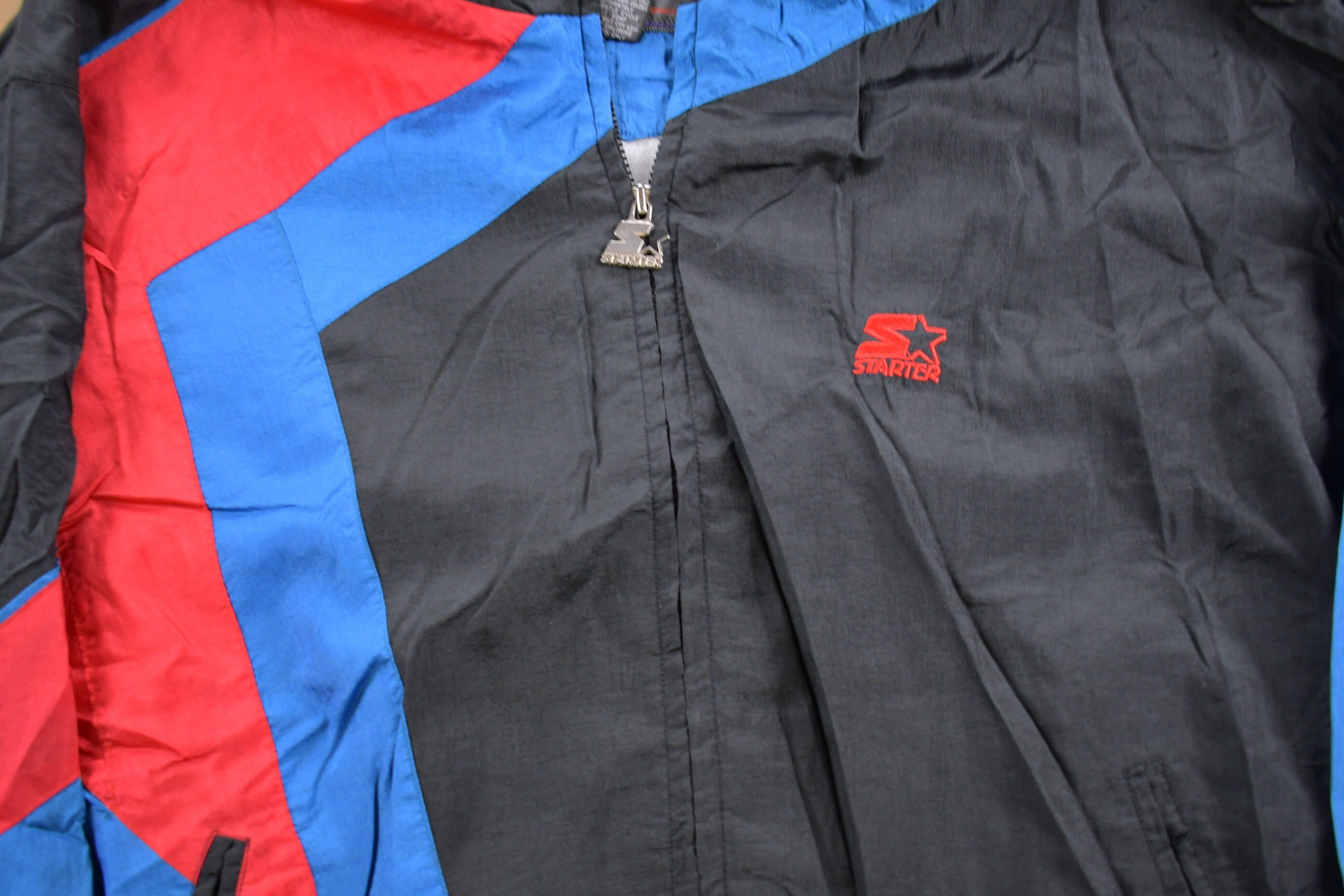 Vintage 1990s Starter Star Print Windbreaker Jacket