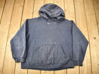 Vintage Y2K Nike Center Swoosh Distressed Hoodie