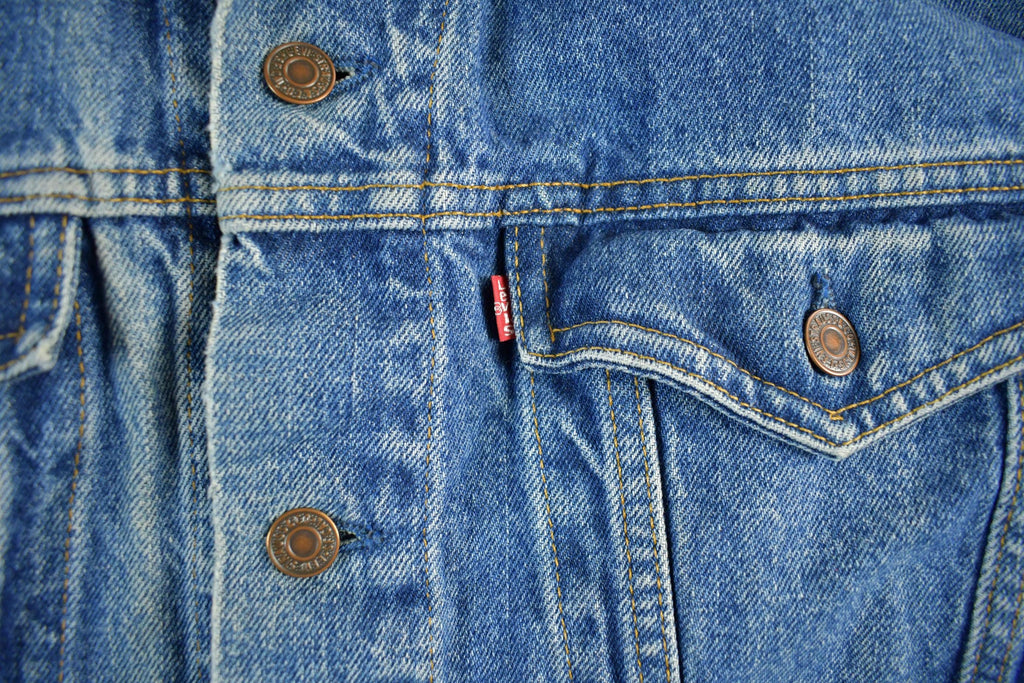 Vintage 1980s Levi's Denim Jean Trucker Jacket Men's Medium