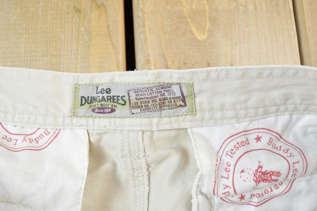 Vintage 1990s Lee Dungarees Denim Cargo Chino Size 36 x 34