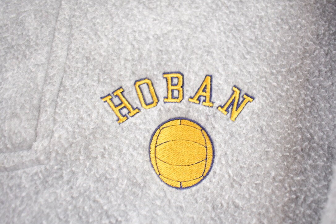 Vintage 1990s Hoban Quarter Zip Volleyball Fleece