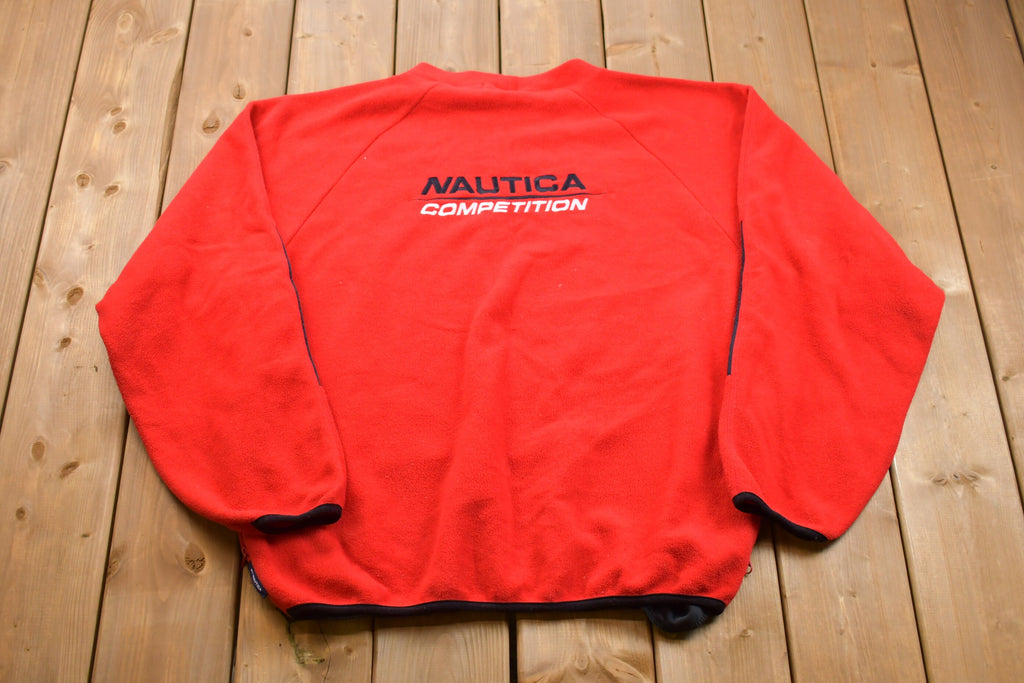 Vintage 1990s Nautica Competition Fleece Sweater