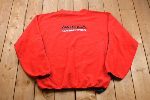 Vintage 1990s Nautica Competition Fleece Sweater