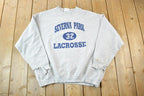 Vintage 1990s Severna Park Lacrosse Souvenir Crewneck Sweatshirt Made In USA