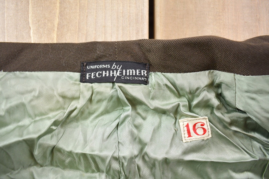 Vintage 1990 Uniforms By Fechheimer Yellow Button Up Blazer