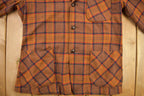 Vintage 1970s Pendleton Plaid Button Up Blazer Jacket Size M