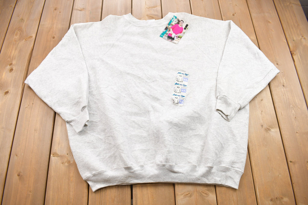 Vintage 1990s XXXL Brand New Blank Crewneck Sweatshirt