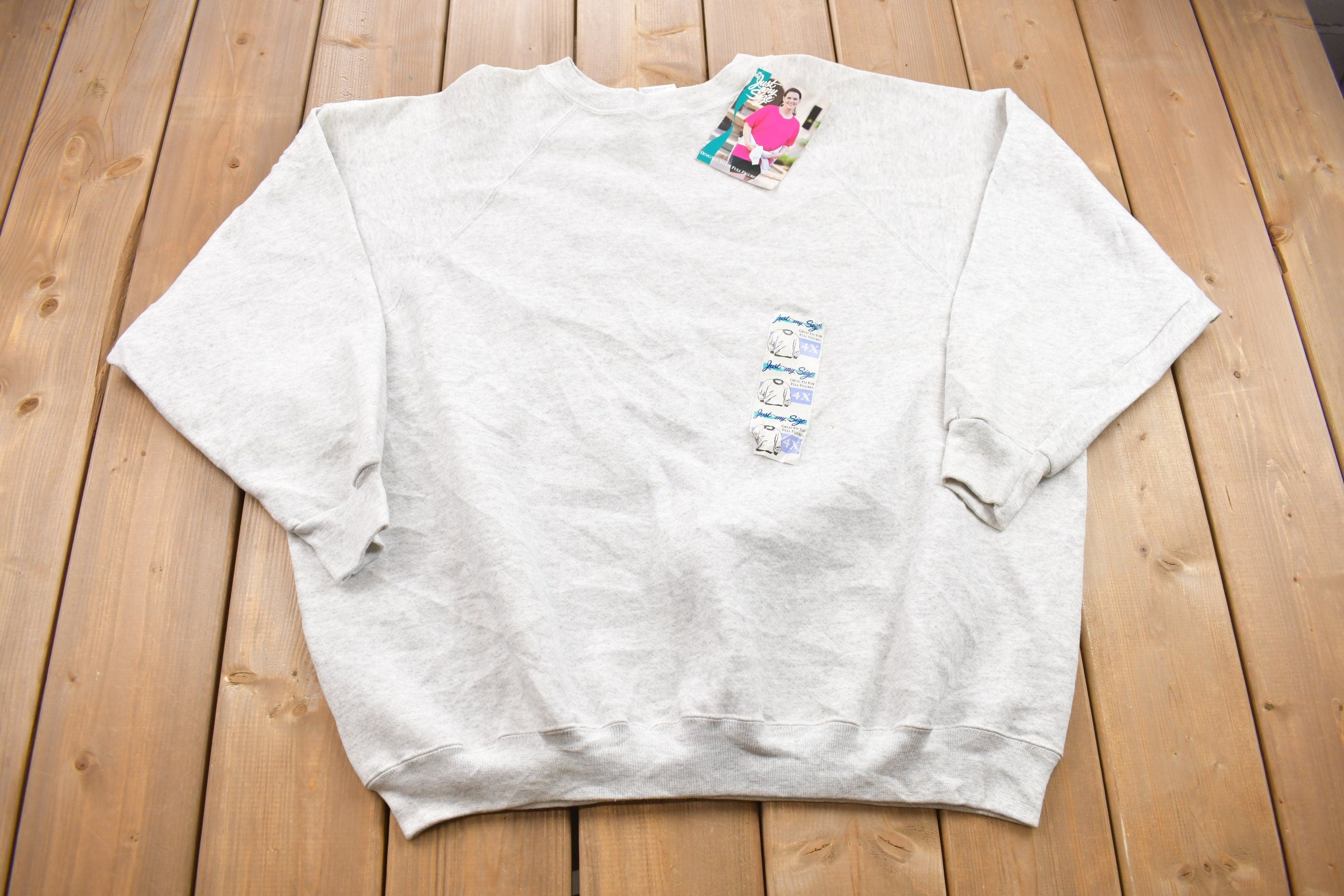 Vintage 1990s XXXL Brand New Blank Crewneck Sweatshirt