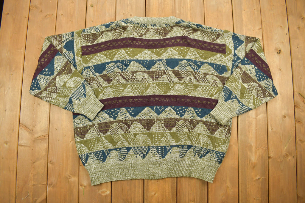 Vintage 1990s S.W Casuals Knit Cardigan Sweater