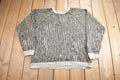 Vintage 1980s Real Tree Bark Camo Crewneck Sweatshirt