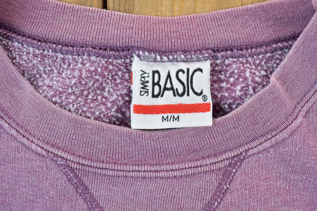 Vintage 1990s Simply Basic Blank Crewneck Sweatshirt