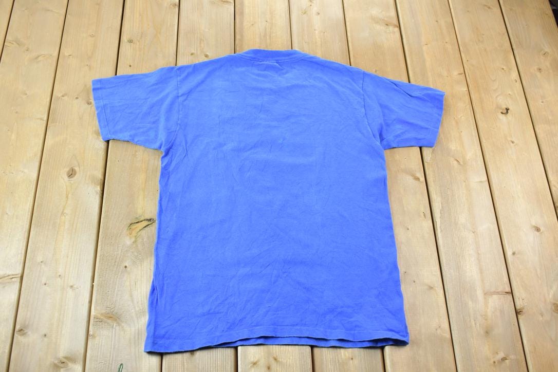 Vintage 1990s Manchester Massachusetts Single Stitch Sailboat Graphic T-Shirt