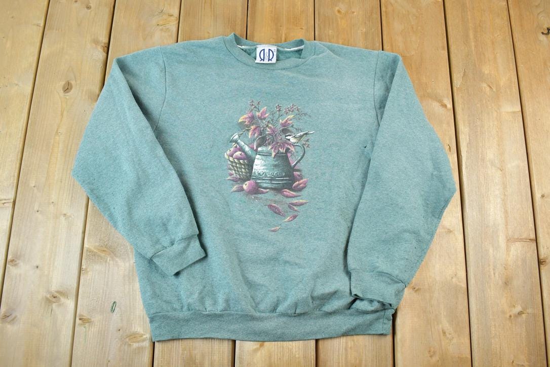 Vintage 1990s R&R Sport Watering Can Outdoorsman Crewneck Sweatshirt