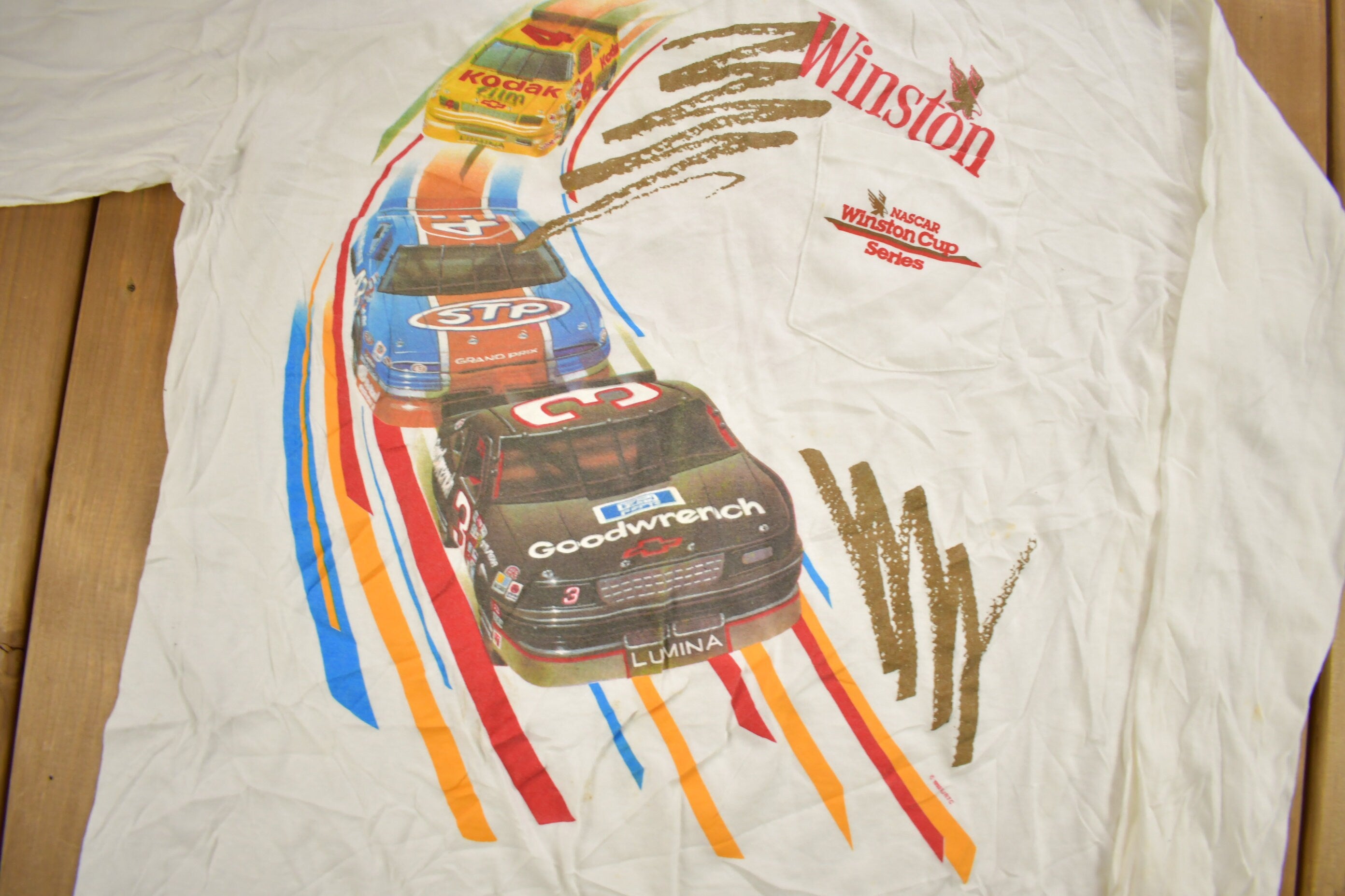 Vintage 1995 Nascar Winston Cup Series Long Sleeve Racing T-Shirt