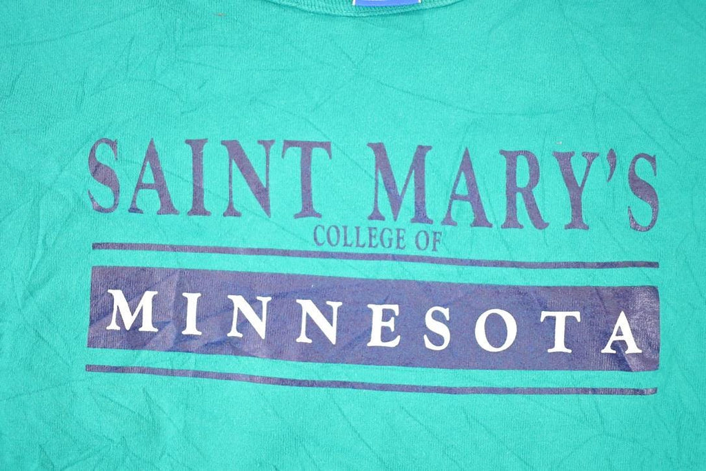 Vintage 1990s Champion St Mary's Minnesota Collegiate T-Shirt Men's S