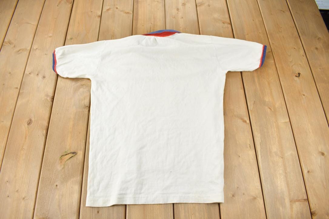 Vintage 1970s Blank Polo Shirt  Made In Canada  70s Polo  True Vintage