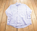 Vintage 1980s Brooks Brothers Striped Blank Button Up Shirt