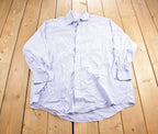 Vintage 1980s Brooks Brothers Striped Blank Button Up Shirt
