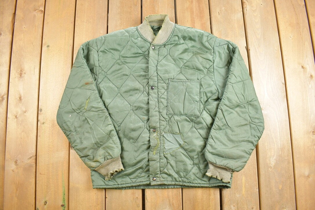 Vintage 1963 U.S. Military Liner Set / USAF / Army Jacket / Army Pants / US Army Green / Streetwear Fashion / Militaria / Air Force Liner