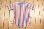 Vintage 1970s Striped Button Up Shirt