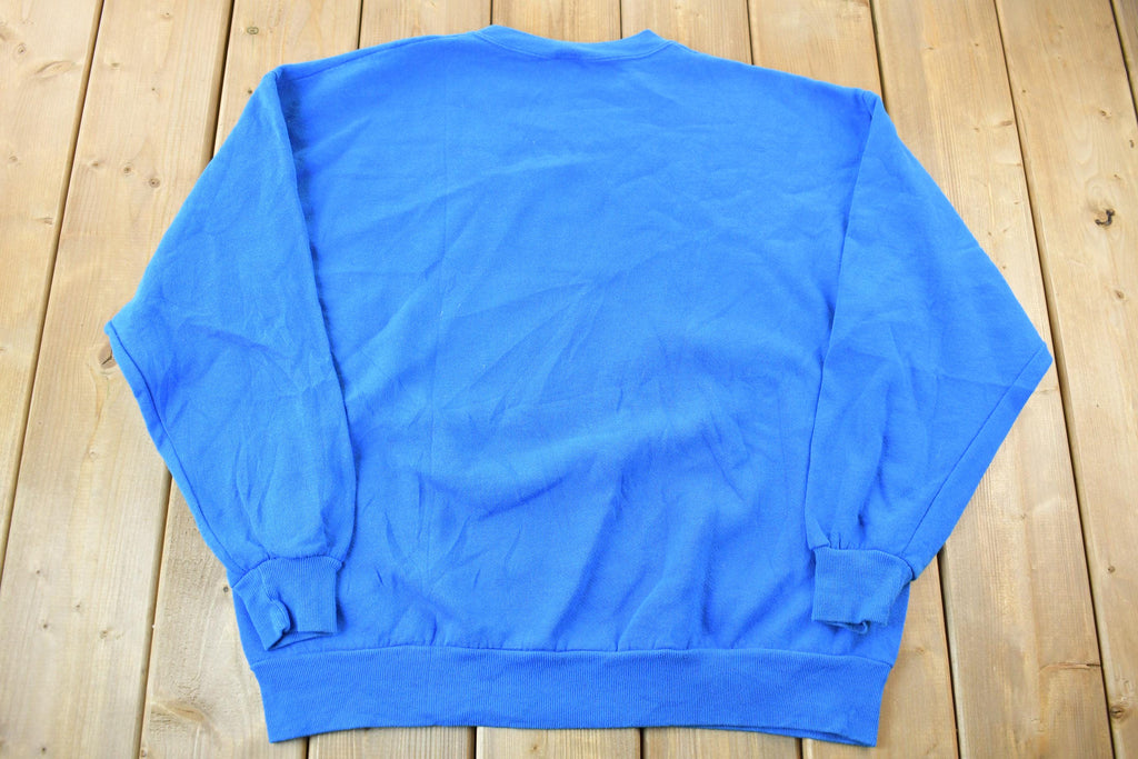 Vintage 1990s Cute Embroidered Honey Bear Crewneck Sweater
