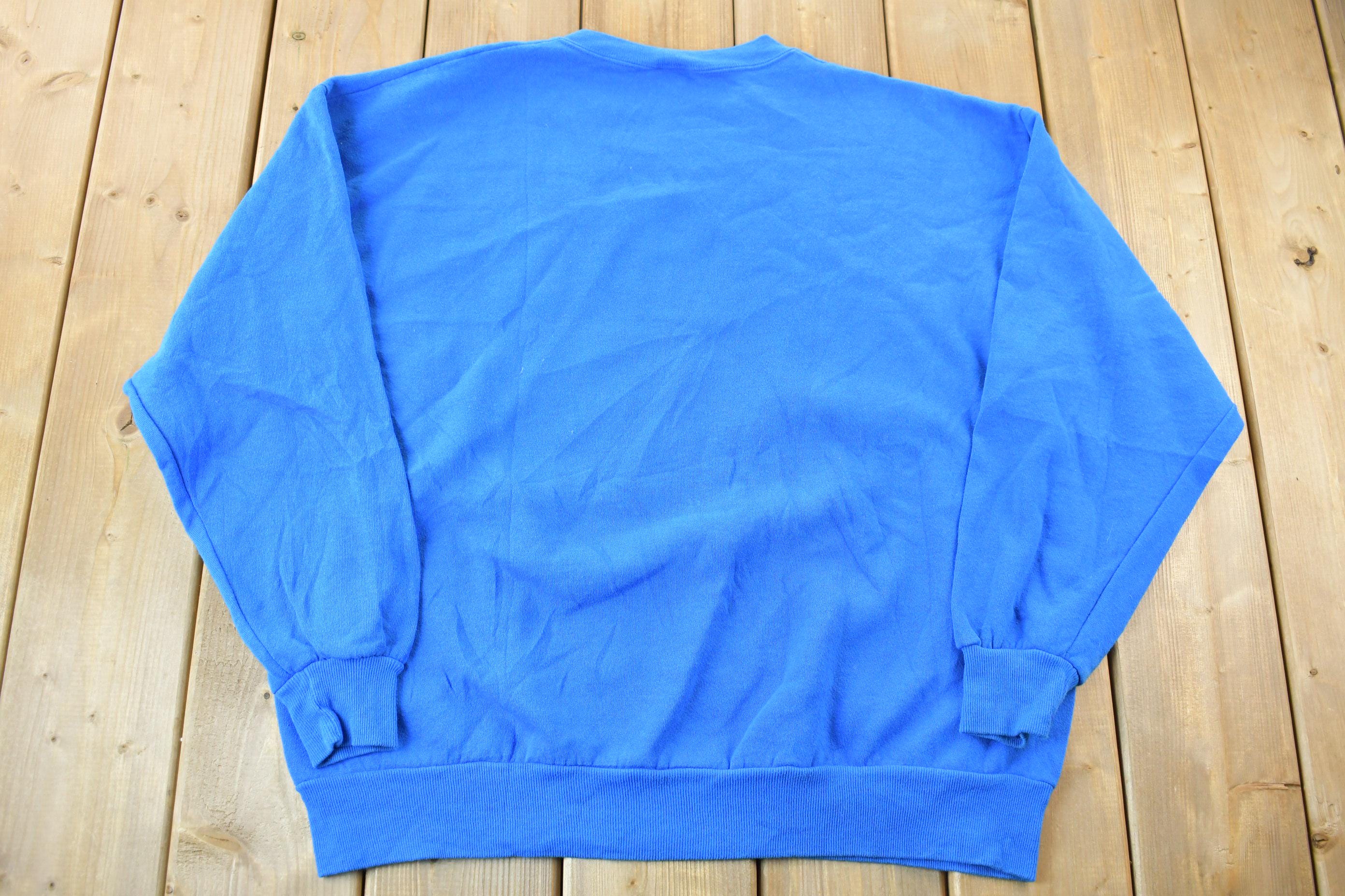 Vintage 1990s Cute Embroidered Honey Bear Crewneck Sweater