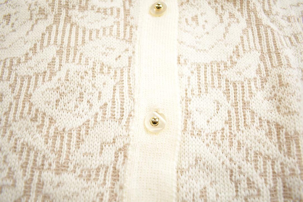 Vintage 1990s Knitted Button Up Cardigan Sweater