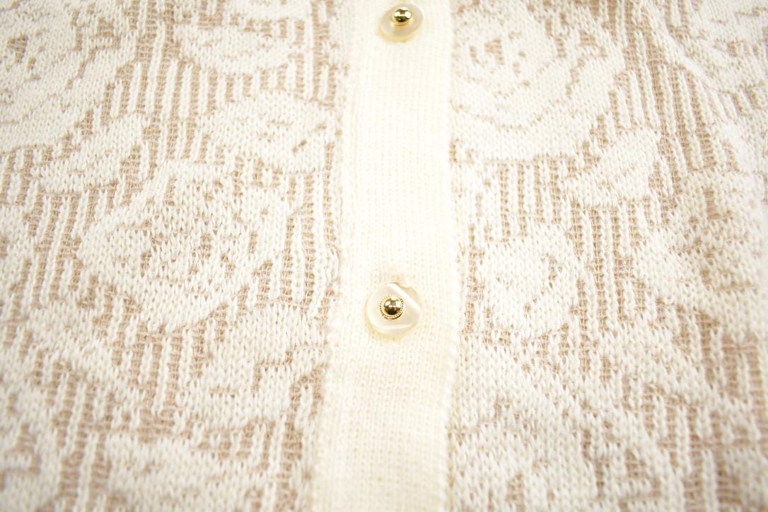 Vintage 1990s Knitted Button Up Cardigan Sweater