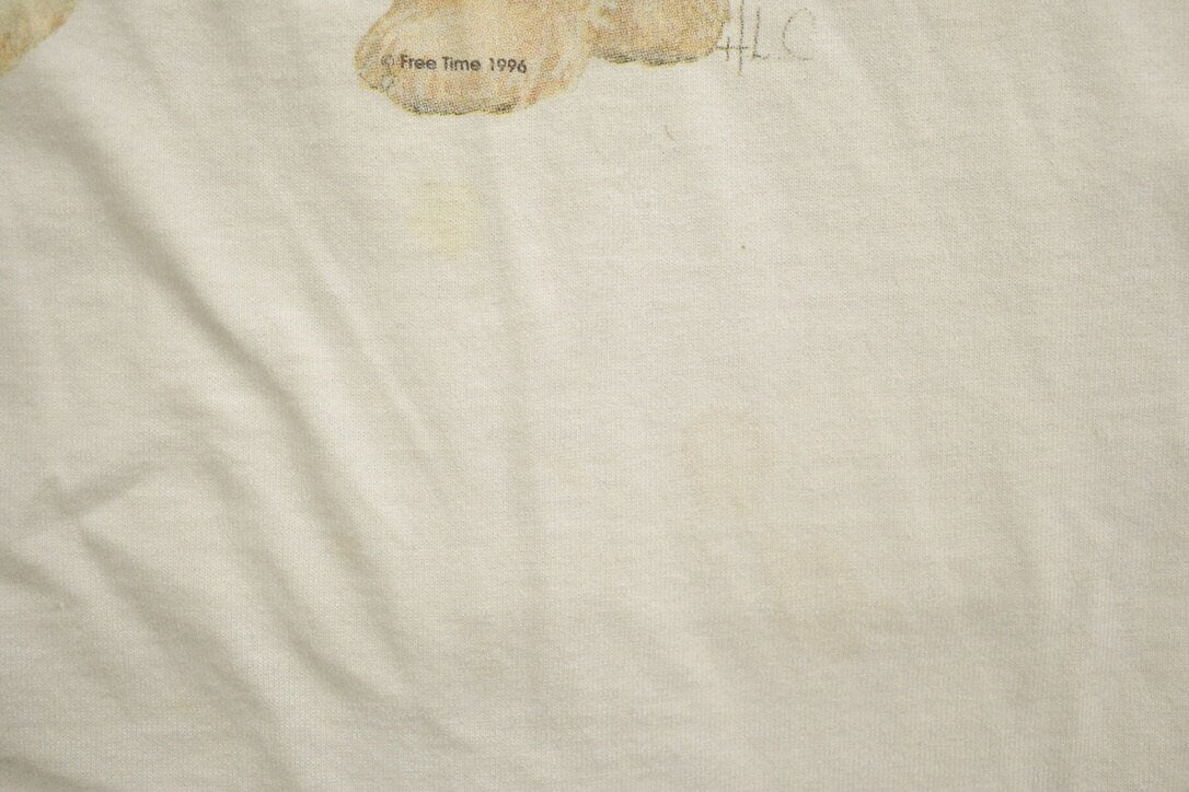Vintage 1990s Soft-coated Wheaten Terrier Theme Graphic T-Shirt