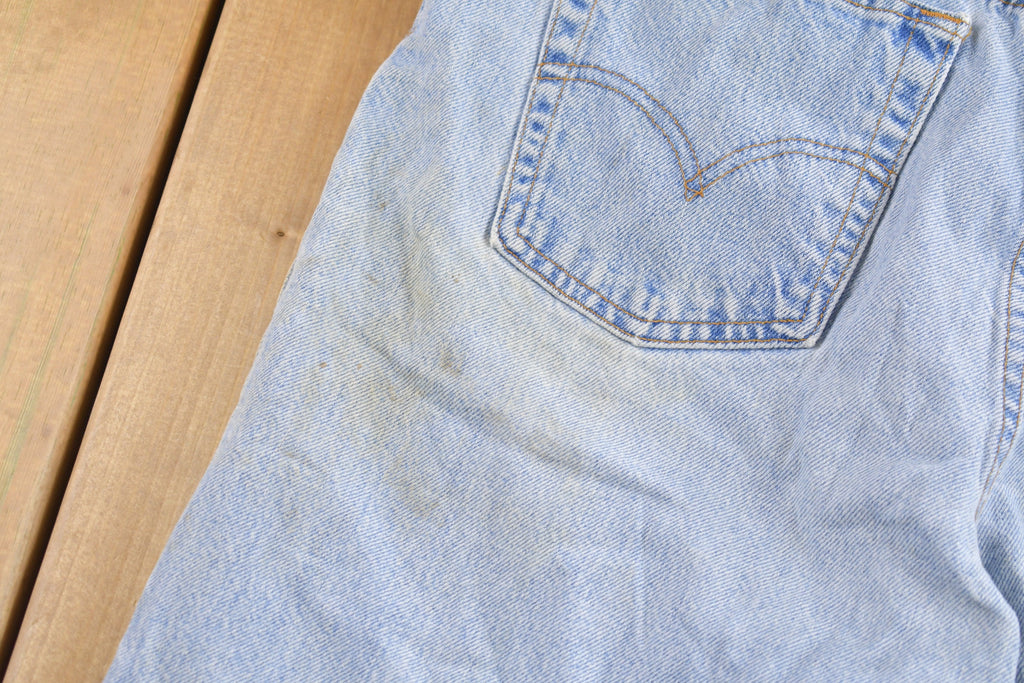 Vintage 1990s Levi's 521 Red Tab Denim Jeans Size 32 x 29.5