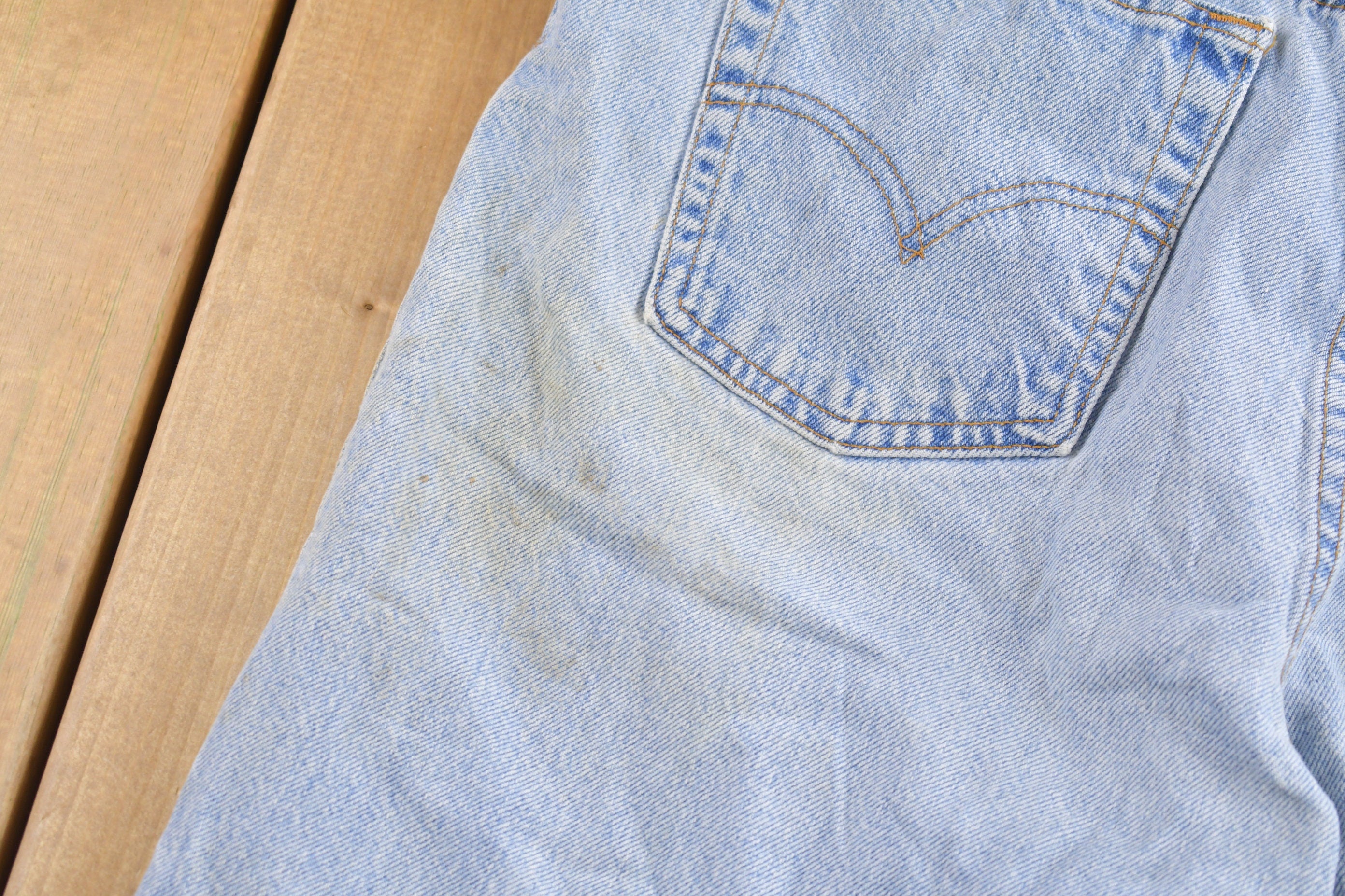 Vintage 1990s Levi's 521 Red Tab Denim Jeans Size 32 x 29.5